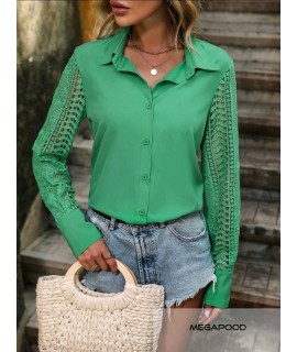 Зелёная блузка